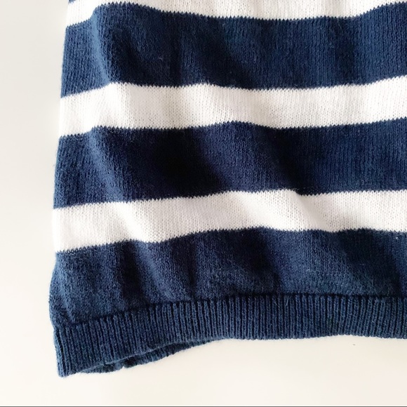 Splendid striped sleeveless maxi dress navy and white size XS - Picture 6 of 7